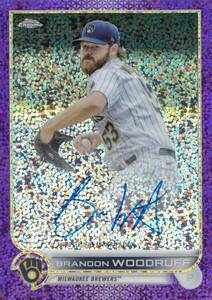 【BRANDON WOODRUFF】直筆サインカード 299枚限定 2022 TOPPS AUTO CHROME AUTOGRAPH