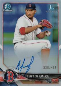 【ヘルナンデス】直筆サインカード 499枚限定 福岡ソフトバンクホークス 2018 TOPPS DARWINZON HERNANDEZ AUTO #検索 BBM EPOCH