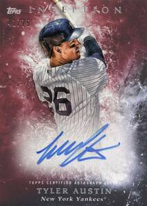 【タイラー・オースティン】直筆サインカード 75枚限定 横浜DeNAベイスターズ 2018 TOPPS INCEPTION TYLER AUSTIN AUTO #検索 BBM EPOCH