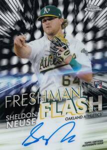 【シェルドン・ノイジー】ルーキー 直筆サインカード 99枚限定 阪神タイガース 2020 TOPPS CHROME SHELDON NEUSE AUTO #検索 BBM EPOCH