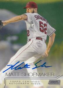 【マット・シューメーカー】直筆サインカード 読売ジャイアンツ 2015 TOPPS STADIUM CLUB 巨人 MATT SHOEMAKER AUTO #検索 BBM EPOCH