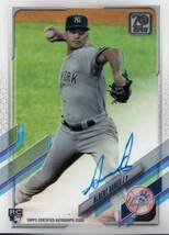 【アルバート・アブレイユ】ルーキー 直筆サインカード 西武ライオンズ 2021 TOPPS CLEARLY AUTHENTIC ALBERT ABREU AUTO #検索 BBM EPOCH_画像1