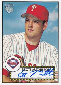 【スコット・マシソン】直筆サインカード シリアルナンバーシール付 読売ジャイアンツ 2006 TOPPS SCOTT MATHIESON AUTO #検索 BBM EPOCH