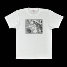 未使用 新品 エッシャー 爬虫類 トカゲ ワニ 版画 騙し絵 トリックアート Tシャツ S M L XL ビッグ オーバーサイズ XXL~5XL ロンT パーカー_画像3