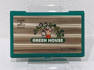 [2513]1 jpy GAME&WATCH game & watch GREEN HOUSE green house GH-54 Nintendo game machine retro game 