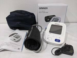 【1006】OMRON オムロン 上腕式血圧計 HCR-720K 箱付 動作確認済 健康器具 血圧計