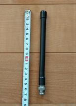 YAESU/八重洲 　１４４MHZフレキシブルアンテナ　 ハンディ機用　ＢＣＭ型コネクター　長さ　約17CM　中古_画像1