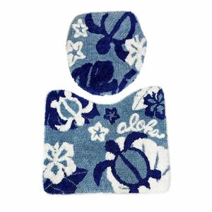  toilet cover 2 point set aro is Hawaiian toilet set lovely Hawaii a toilet cover & mat set toilet mat set 