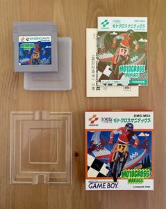 コナミ モトクロスマニアックス　KONAMI Motocross Maniacs　ゲームボーイ GB 【 箱・取扱説明書あり　動作確認済　ワンオーナー　美品 】