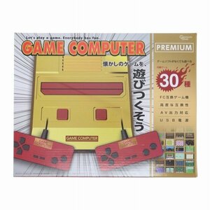 【FC互換機】GAME COMPUTER ゲームコンピューターPREMIUM［レッド］ 60014682