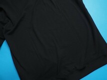 新品展示品 定価1.2万円 COMME CA MEN コムサメン ドレスネック プレーンTシャツM黒(05) 42TA01-②_画像6