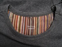 新品正規品 Paul Smith ポールスミス マルチストライプ×ラビット刺繍 スウェット 上下セットアップ Tシャツ/パンツ M灰(076) 7023/7789_画像4