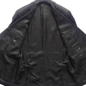 通年物129,000円新品HUGO BOSSボス★ダークジャケットは艶が重要。明らかにステージが違う上質感SUPER120’S黒ブレザー【46S＝日本S】の画像4