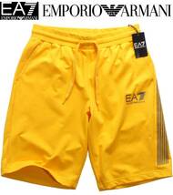 春夏物24,000円新品EMPORIOARMANIアルマーニ★夏映えするパッションカラーのEA7ジャージショーツ【欧米XXL＝36～39インチ向け】_画像1