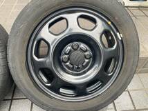 ＜やや美品＞スズキ 純正 15インチ 鉄 4本セット 165/60R15 ハスラー_画像3