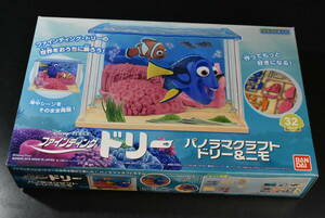 Qm437 【新品 】Bandai Finding Dory Panorama Craft DORY & NEMO ファインディング ドリー パノラマクラフト ドリー&ニモ プラモ 60サイズ