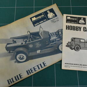 Qm525 絶版 1967年製 Monogram 1:24 Blue Beetle Ford's 1929 "A" Hauler starbird car 箱 本体 パーツ 部品取 HOTROD 60サイズの画像7