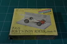 Qm532 絶版 1967年製 Renwal 1:48 Collectors Showcase Series 1965 Foyt's Indy Racer DRAG RACE HOTROD ヴィンテージ デカール 60サイズ_画像1