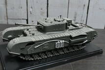 Qm656 【組立 塗装済】 1/48 WWII British Mk.IV Churchill Infantry tank 英軍 チャーチル歩兵戦車 コレクションケース付 60サイズ_画像2
