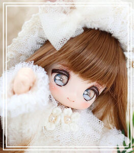 Art hand Auction ■Индивидуальная голова куклы OB (KAISER) + смоляной глаз ■Obitsu 11, Пикконимо и др., кукла, персонаж куклы, изготовленная на заказ кукла, части