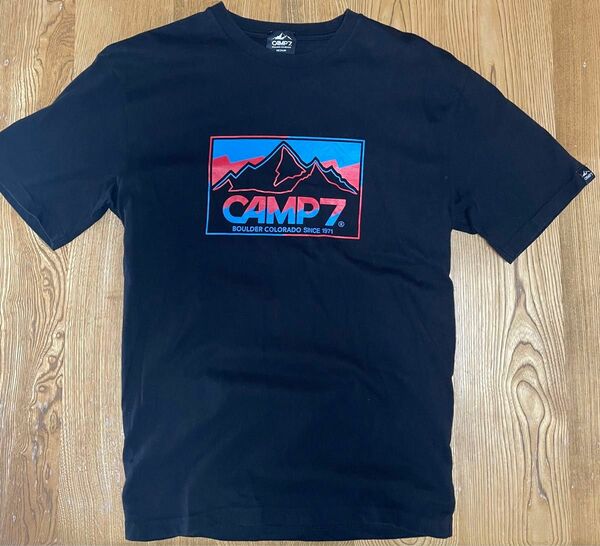 CAMP7 Tシャツ ブラック 半袖Tシャツ 黒