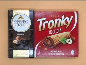 Ferrero フェレロ ロシェタブレット カカオ55%& TRONKY （チョコ入ウエハース）