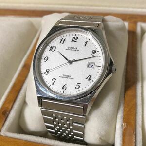 【即決/送料無料】 CITIZEN FORMA 4760-471962Y quartz シチズンフォルマ クォーツ デイト付き 10BAR防水メンズウォッチ 中古腕時計 