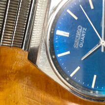 【即決/送料無料】 SEIKO TYPEⅡ vintage quartz 7123-7070 セイコータイプツー ブルーグラデーション ビンテージウォッチ 中古腕時計_画像9