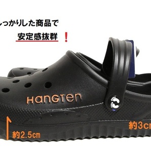 【新品】■メンズ【HANGTEN】クロッグ サボ ◆ブラック/Ｍ (約25.0㎝）◆2WAYサンダル/HT-2218◆ ＠1,600円の画像2