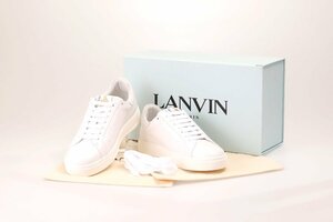 ランバン レザースニーカー DDB0 ホワイト サイズ40 約25cm LANVIN SKDK0A GOTE E23 0000 WHITE