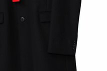 ヒューゴ・ボス メンズ チェスターコート サイズ46 HUGO BOSS COAT 50456693 10218859 BLACK 新品_画像6