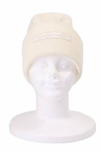 カナダグース レディース ニットキャップ ホワイト サイズFREE CANADA GOOSE TONAL EMBLEM BEANIE 5433L 467 WHITE 新品/2