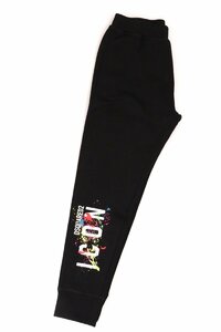 ディースクエアードDSQUARED2 スエットパンツ ジョガーパンツ アイコンロゴ ブラック サイズLメンズ V-ICON JOGGER S79KA0034 BK 新品