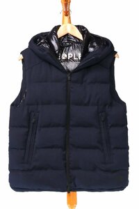 ピープル オブ シブヤ メンズ ウール風ベスト コール ネービー サイズ52 PEOPLE OF SHIBUYA GILET KOR PMW01 790 NAVY