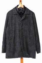 ピープル オブ シブヤ トレンチコート ホッカイドウ グレーチェック サイズ48 PEOPLE OF SHIBUYA HOKKAIDO TRENCH COAT PW1716 910 GREY_画像1