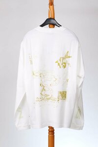 ストーンアイランドシャドー L/S Tシャツ ロングスリーブ ナチュラル メンズ バックプリント サイズL STONE ISLAND 77192021B V2099