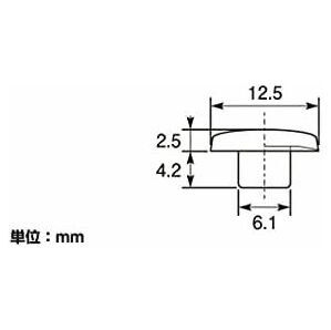 キタコ(KITACO) キャップボルトカバー(ABS/M8用) 汎用 4個入 ブラッククロム 0900-000-80115の画像4