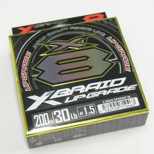 アップグレード X8 200m 30lb 1.5号 [挨拶支払報告不要/梱包材なし/ゆうパケ匿名￥180] #1.5 PE XBRAID UPGRADE エックスブレイド