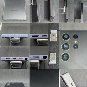 （訳あり）512GB GALAXY S23 ULTRA  SM-S9180 国際版 シムフリー デュアル シム ブラック SAMSUNG CLEAR & SMART VIEW WALLET CASEの画像2