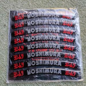 黒　3D 立体　YOSHIMURA　ヨシムラホイールリムステッカー　8枚