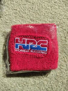 赤　HRC HONDA RACING ブレーキ マスターシリンダー カバー リストバンド ホンダレーシング 