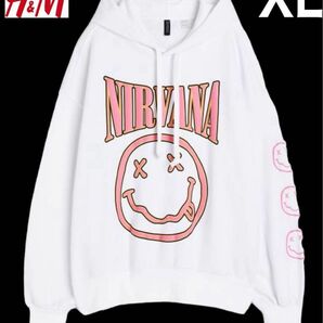 新品 H&M × ニルヴァーナ NIRVANA パーカー XL..