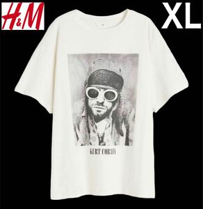 新品 H&M × カートコバーン NIRVANA コラボ Tシャツ XL