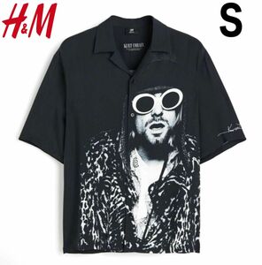 新品 H&M × カートコバーン NIRVANA コラボ シャツ S