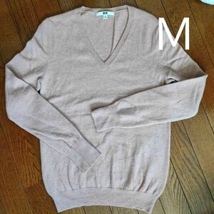 ユニクロ カシミヤ100% Vネックニット セーター UNIQLO トップス