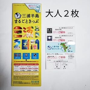 三浦半島まるごときっぷ 京急線 切符 バス 乗車券 食事券 チケット