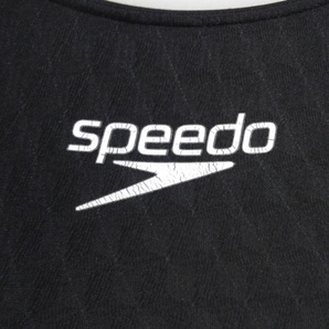 r1_6971r ★定形外 配送★ speedo スピード SD56N70 フレックスキューブ 競泳水着 ハーフスパッツ ブラック×パープル×ピンク Lサイズの画像3