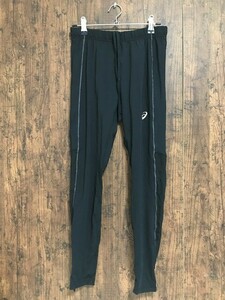 ss_0457y * outside fixed form delivery * beautiful goods Asics running compression tights long spats black key pocket have lady's M