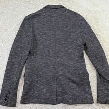 ザラ【人気の一着】ZARA テーラードジャケット　総柄　ストレッチ　グレー　M_画像8