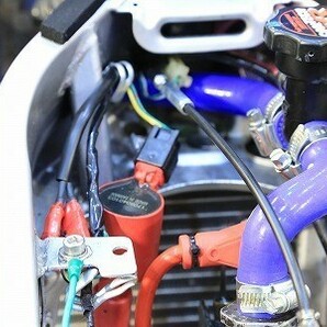 NSR mini用 シリコンラジエターホースセット 【 ブラック 】 NSR50 NSRmini T2Racingの画像9